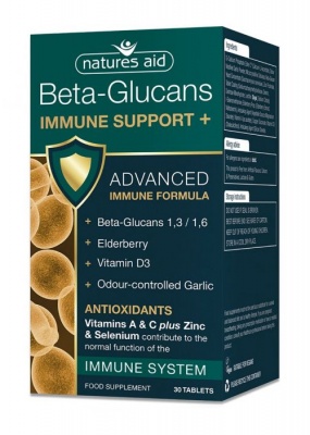 Natures Aid Beta Glucans Immune Support +  30 tabs